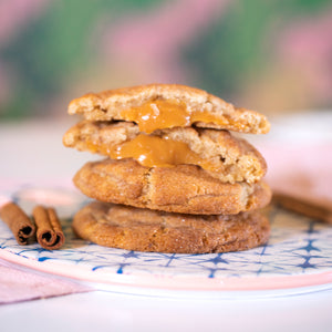 6 Snickerdoodle Salted Caramel LavaCookies