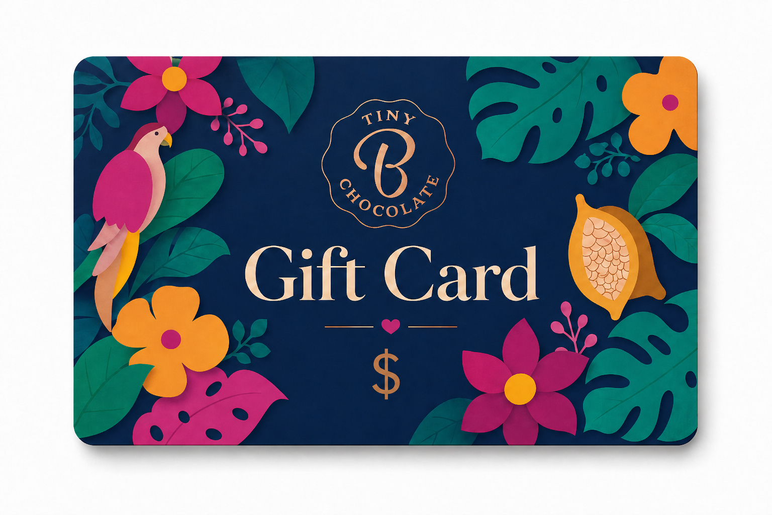 tinyB Chocolate Gift Card - The Perfect Present for Every Occasion